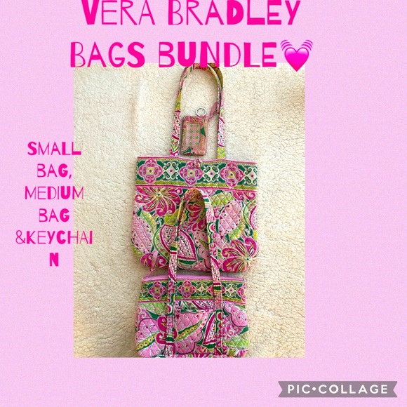 Vera Bradley Beautiful bright colored spring bag bundle💓🙌 - Picture 1 of 7
